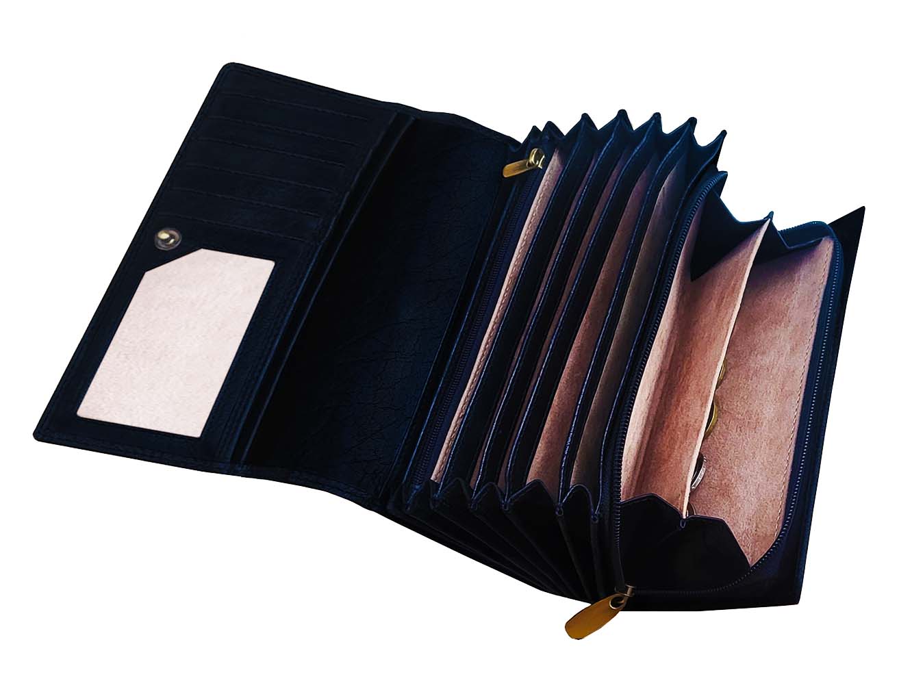Kožená kasírka - XL peněženka pro velký objem peněz